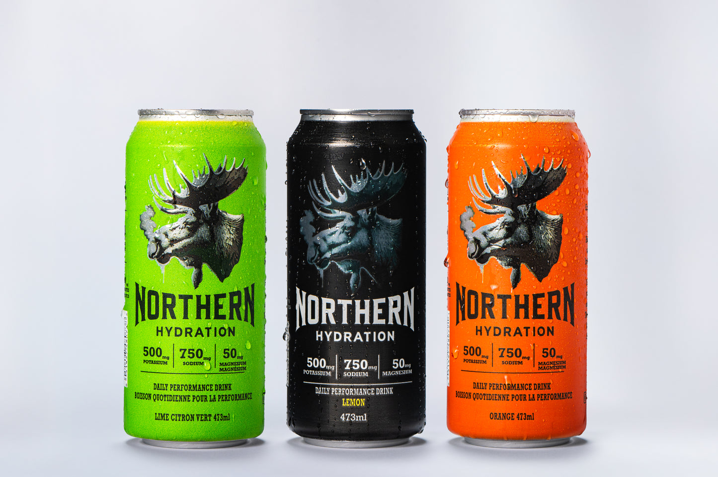 Northern Hydration Daily Performance Drink Mixer 12 Pack (473ml) 4 Lemon/4 Lime/4 Orange